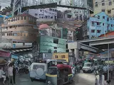 Untitled by Sudhir Patwardhan, Acrylic on canvas, sold Dec 2011