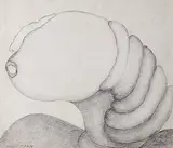Untitled by Manjit Bawa, Pencil on paper, sold Dec 2011