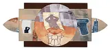 Untitled (After Persistance of Memory) by Anandajit Ray, Watercolour and gouache on paper pasted on sunboard, sold Nov 2011