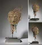 Untitled by Dhananjay Singh, Bronze and copper wire, sold Nov 2011