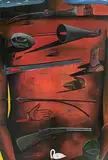 An Anamorphic Collection of Strange Wounds by Surendran Nair, Acrylic and oil on canvas, sold Nov 2011