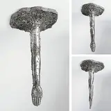 Untitled by Anandajit Ray, Aluminum and steel ball bearings, sold Nov 2011
