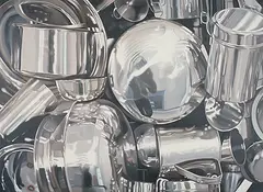 Untitled by Subodh Gupta, Oil on canvas, sold Nov 2011
