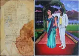 Dhakar Chhora Live in Delhi - II by Sanjay Kumar Singh, Acrylic on canvas, sold Nov 2011