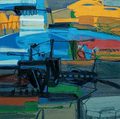 Untitled by Kishor Shinde, Oil on canvas, sold Nov 2011