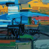 Untitled by Kishor Shinde, Oil on canvas, sold Nov 2011