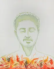 Untitled by Sachin Karne, Watercolour on paper, sold Nov 2011