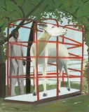 Untitled by Shibu Natesan, Acrylic on paper, sold Nov 2011