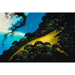 Untitled by Eyvind Earle, serigraph, sold May 2026