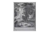 & Oudry (Jean-Baptiste, after) Five plates from Fables Choisies, mises en vers par by Pierre Joseph Lafontaine, pencil, offered Jan 2020
