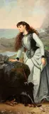 Someone whom i love this very hour by Frank Albert Philips, 1891, oil on wood, sold Dec 2015