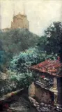 View of Courdouga by Enrique Vera Sales, oil on canvas, sold Dec 2015