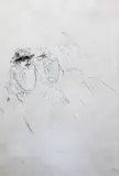 Le Tableau de Croche by Jean-Louis Forain, ink, sold Dec 2015