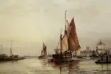 An Old Sussex Port by Frederick James Aldridge, watercolour, sold Dec 2015