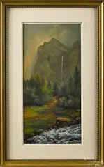 southwestern landscape by Lee Kirkman Parkinson, watercolor, sold Sep 2014