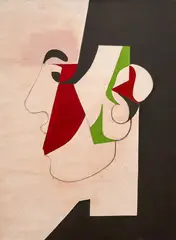 Sentinel by Leonard Alberts, 1978, oil on canvas, sold Feb 2024