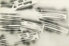 Cartografía by Martha Zuik, 1978, spray paint on paper, sold Feb 2024