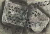 Panorama a Través del Vidrio I by Martha Zuik, 1978, pastel and spray paint on paper, sold Feb 2024