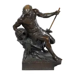 Izvorul bogăției by Émile Louis Picault, bronz, sold Oct 2026