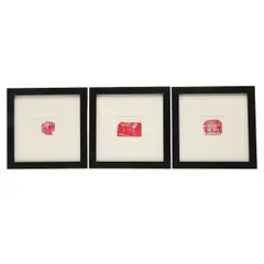 wood engravings on archival paper, illustrations for the St Bride Notebook by Eric Ravilious, wood engravings on archival paper, sold Oct 2026