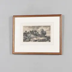 Figure Resting Beneath A Tree With A Cottage Beyond by Thomas Munro, sold Oct 2026