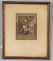 The Boy With Bird by Godfrey Kneller, watercolour on paper, sold Oct 2026
