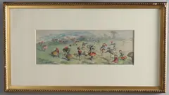 'Elves Playing Leapfrog Over Mushrooms' by Richard Doyle, pencil & watercolour, sold Oct 2026