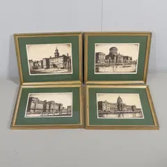 Dublin Views (4) by Kenneth Steel, each pencil signed to margin, sold Oct 2026