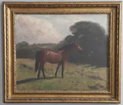 Bay Mare Standing In A Field by Charles Augustus H. Lutyens, sold Oct 2026