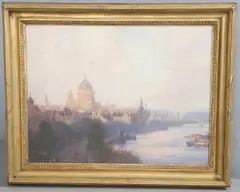 A View Of St Paul's Cathedral From Waterloo Bridge by William P. Welsh, watercolour on paper, sold Oct 2026
