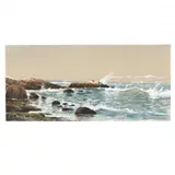 Crashing Surf by Edmund Darch Lewis, Gouache on paper, sold May 2021
