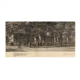 The Yale Fence by Robert R. Wiseman, Etching, sold Apr 2021