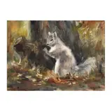Squirrel by Ella Buzzotta, Watercolor, sold Apr 2021