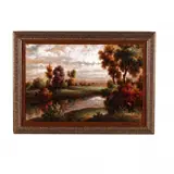 Resplendent Landscape by Pablo Muñoz, Oil on canvas, sold Apr 2021