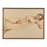 Reclining Nude by S. Tucker Cooke, Watercolor and white heightening on cream toned paper, sold Apr 2021
