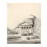 Women's College Auditorium (Baldwin), Duke University by Louis Orr, Etching, sold Apr 2021