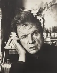 Francis Bacon by David Bailey, 1983, Platinum print, printed 2004, sold Oct 2026