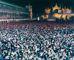 Venezia Kiss #2965 by Massimo Vitali, 2007, Chromogenic print, Diasec mounted, offered Oct 2026