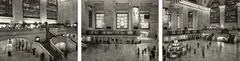 12 Minutes At Rush Hour; Grand Central Terminal, Wednesday January 23rd, 2008, 5:58-6:10 pm (TV08330) by Matthew Pillsbury, 2008, Pigment print triptych, sold Oct 2026