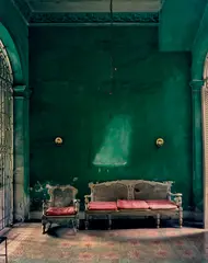 The Green Interior by Michael Eastman, 2002, Chromogenic print, flush-mounted, sold Oct 2026