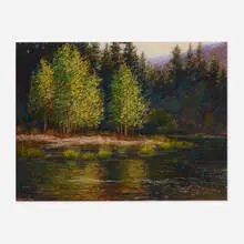 Untitled by Peter Monaghan, pastel on paper, sold Aug 2024