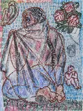 Untitled by Arpita Singh, Mixed media on paper pasted on board, sold Sep 2011