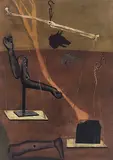 Fallacy by Atul Dodiya, Oil, acrylic and marble dust on canvas, offered Sep 2011