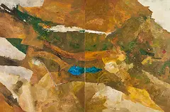 Untitled by Ram Kumar, Oil on canvas, sold Sep 2011