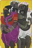 Untitled by Thota Vaikuntam, Mixed media on paper pasted on board, sold Sep 2011