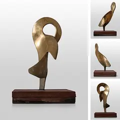 Untitled by Sankho Chaudhuri, Bronze, sold Aug 2011