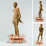 Boy on Lotus by Valay Shende, From a limited edition of two sculptures and one artist's proof, offered Aug 2011