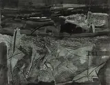 Untitled by Ram Kumar, Mixed media on paper, sold Jul 2011