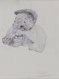 Study for Macdonalds by Krishen Khanna, Ink on paper, sold Jul 2011
