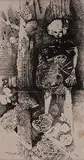Untitled by Shyamal Dutta Ray, Ink on paper, sold Jul 2011